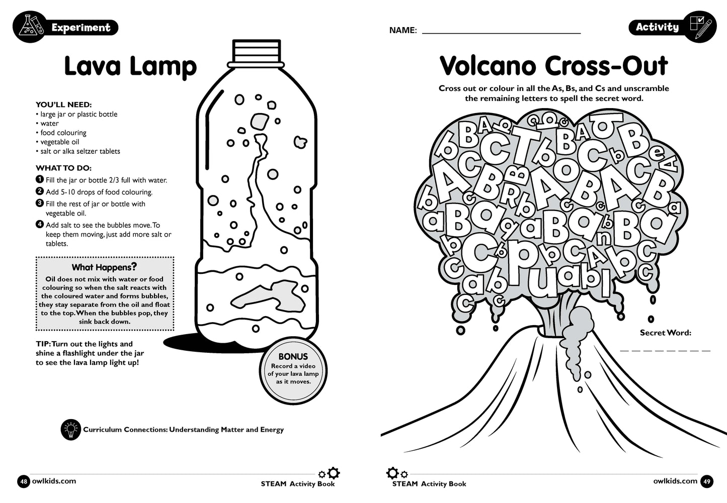 STEAM Activity Book