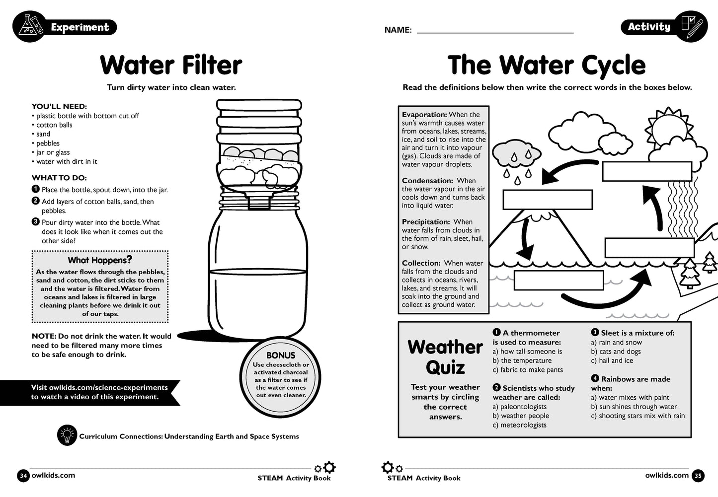 STEAM Activity Book