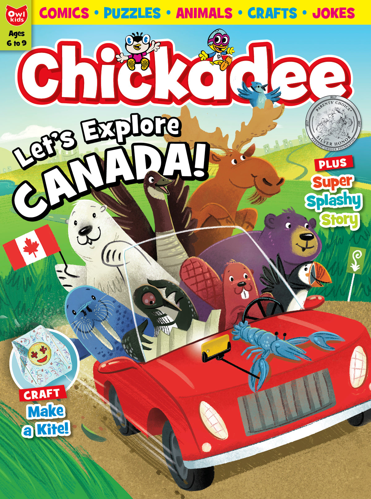 Chickadee Magazine: ages 6-9