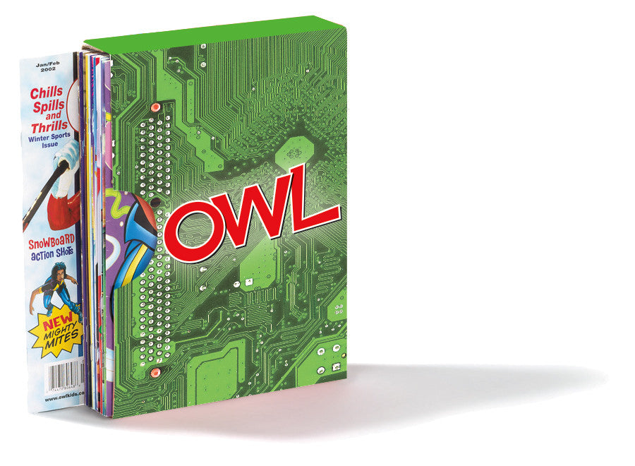 OWL Magazine Holder - Owlkids - Reading for kids and literacy resources for parents made fun. Books helping kids to learn.