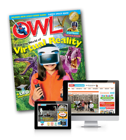 OWL Magazine: ages 9-13 // ON the GO
