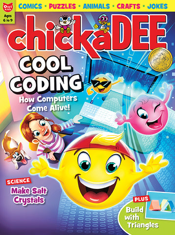 Chickadee Magazine: ages 6-9 // ON the GO