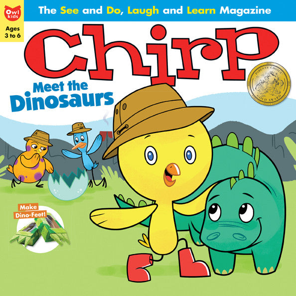 Chirp Magazine: ages 3-6 - Owlkids - Reading for kids and literacy resources for parents made fun. Magazines helping kids to learn. - 5