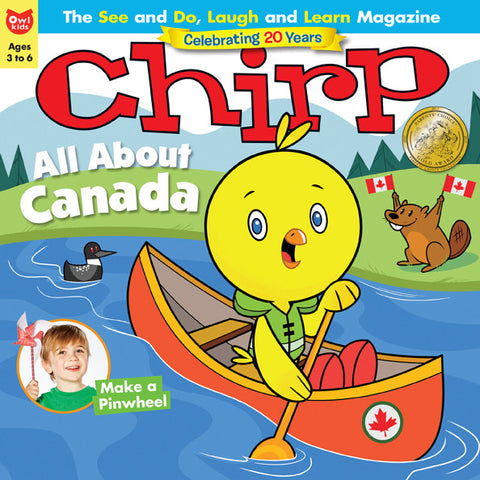 Chirp Magazine: ages 3-6 // Canoe Kids