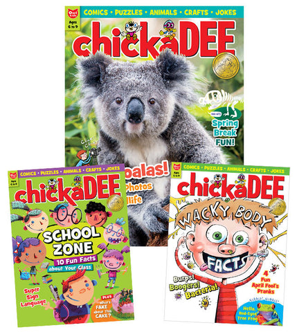 chickaDEE Magazine: ages 6-9 - Owlkids - Reading for kids and literacy resources for parents made fun. Magazines helping kids to learn. - 1
